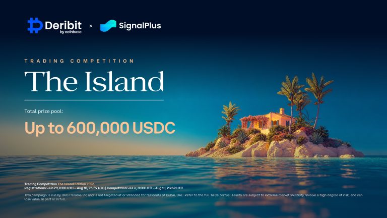 Deribit And SignalPlus Launch The Island Trading Competition With Up To $600,000 USDC In Prizes Deribit And SignalPlus Launch The Island Trading Competition With Up To $600,000 USDC In Prizes